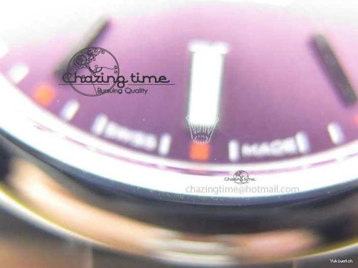39mm 114300 Bracelet Dial SS On Best Edition SA3132 JF Oyster 1:1 Grape Perpetual 0228